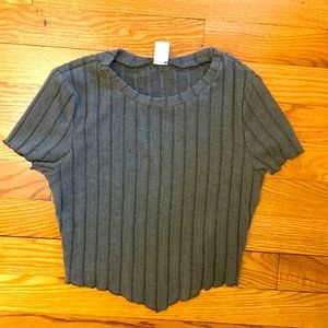SHEIN teen 10-11Y green crop top